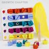  Wooden Toys for Kids with Screws and Screwdrivers Children's Twisting Screw Shape Pairing Color Cognitive Nut Tool Good Gift for Children 3 to 8 Years Old view 4