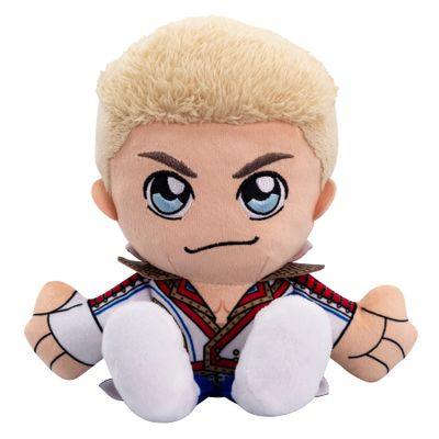 Bleacher Creatures WWE Cody Rhodes 8" Kuricha Sitting Plush- Soft Chibi Inspired Toy