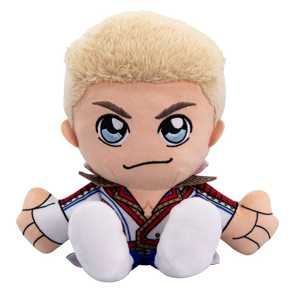 Bleacher Creatures WWE Cody Rhodes 8" Kuricha Sitting Plush- Soft Chibi Inspired Toy