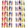 Yintlilocn 50PCS Mini Troll Dolls, PVC Vintage Troll Doll Mini Action Figures 1.2" Cake Toppers Chromatic Adorable Cute Little Guys Collection, School Project, Arts Crafts, Party Favors view 1