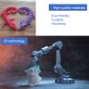 3D Printed Crystal/ Rose Dragon, Relief Anxiety Dragon Action Figures 3D Printed Toys, Rotatable and Poseable Joints 3D Articulated Dragon Toys, 3D Printed Toys for Kids & Adults 2PCS (21.7in-Black) view 2