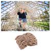 Child Rope Netting Heavy Duty Playground Net Hemp Rope Climbing Net Safety Nets Cargo Rope Ladder Truck Trailer Heavy Duty Balcony Netting Pet Railing Fence Net Waterproof (Size : 1 * 5m(3 * 16ft)) view 1