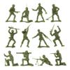 TimMee Plastic Army Men - OD Green vs Tan 100pc Toy Soldier Figures Made in USA view 3