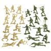TimMee Plastic Army Men - OD Green vs Tan 100pc Toy Soldier Figures Made in USA view 4