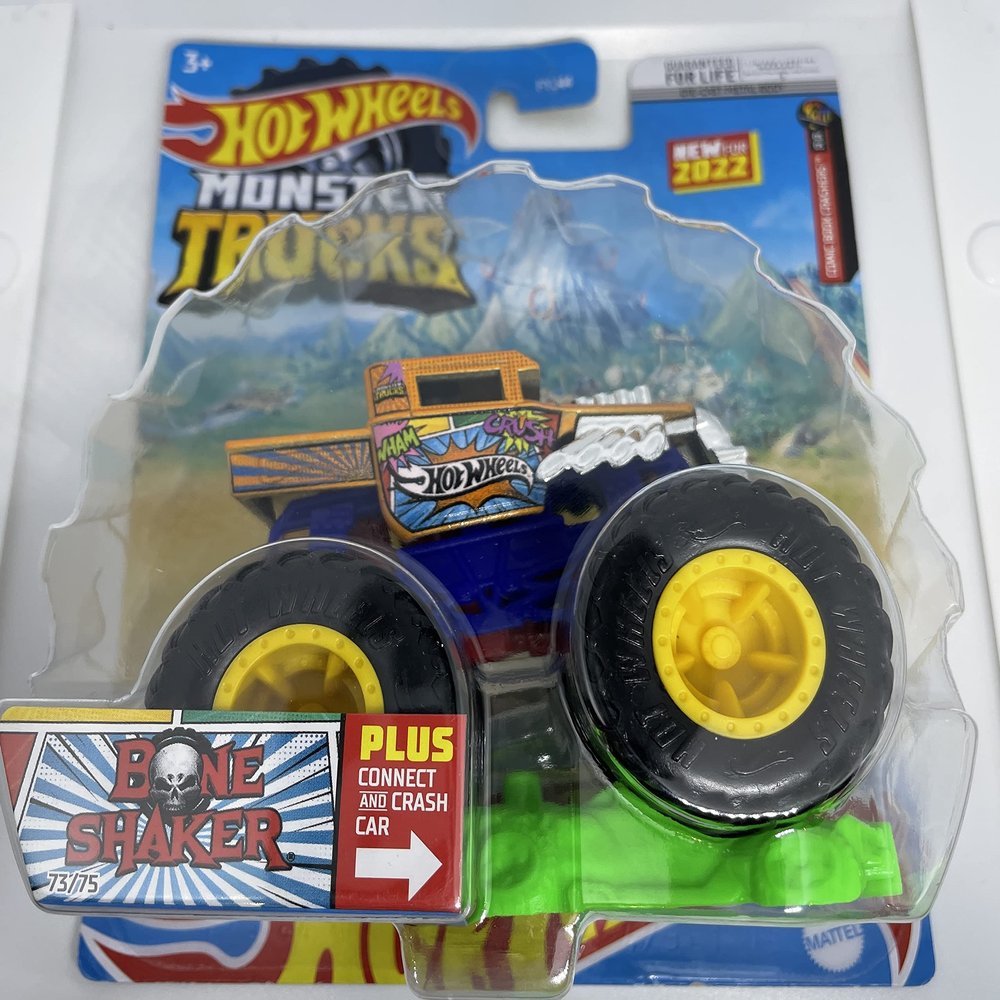 Hot Wheels - Monster Trucks - Bone Shaker - Comic Book Crushers - 05/05