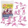 TimMee Plastic Army Men - Pink 48pc Toy Soldier Figures - Made in USA view 1
