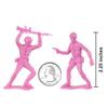 TimMee Plastic Army Men - Pink 48pc Toy Soldier Figures - Made in USA view 2