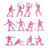 TimMee Plastic Army Men - Pink 48pc Toy Soldier Figures - Made in USA view 4
