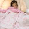 FCTREE 100% Organic Cotton Baby Swaddle Receiving Blankets for Adults Toddler Boys and Girls(Pink Strawberry,78" L x 59" W) view 3