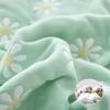 FCTREE 100% Organic Cotton Baby Swaddle Receiving Blankets for Adults Toddler Boys and Girls(Pink Strawberry,78" L x 59" W) view 4