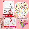 60Cards, 120 Pictures Math Flash Cards for Kindergarten,1ST, 2ND, 3RD Grade, Addition Subtraction Flash Cards for Kids Ages 6,7,8,9,10 Years view 3