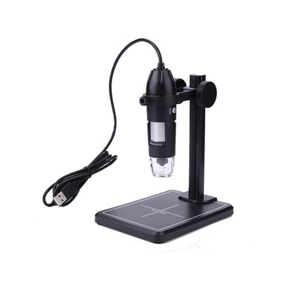 Microscope Accessories Kit 8 LED 1000X 1600X Zoom Digital Microscope Lift Stand Microscope Slides (Color : with Scale Mark)