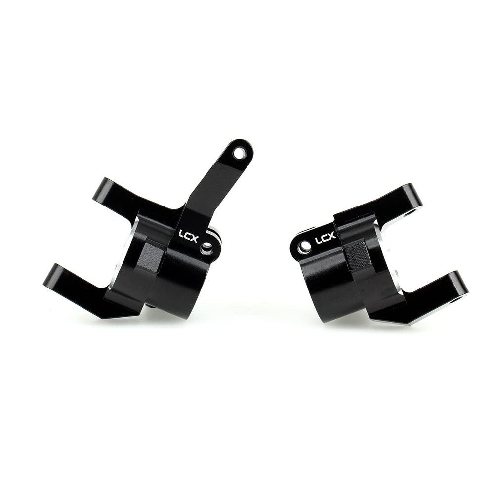 LCX Racing 1/6 RC Crawler Car CNC Aluminum AR90 Front Axle Steering Knuckle Carriers L/R C Hubs for Axial SCX6 AXI05000, Upgrades Parts Accessories