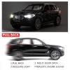 BDTCTK 1:32 Comapatible for X5 SUV Model Car Toy, Zinc Alloy Pull Back Toy car with Sound and Light for Kids Boy Girl Gift(Black) view 3