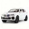 BDTCTK 1:32 Comapatible for X5 SUV Model Car Toy, Zinc Alloy Pull Back Toy car with Sound and Light for Kids Boy Girl Gift(White) view 1