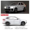 BDTCTK 1:32 Comapatible for X5 SUV Model Car Toy, Zinc Alloy Pull Back Toy car with Sound and Light for Kids Boy Girl Gift(White) view 3
