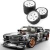 LICHIFIT 4pcs/1set Classic Drift Tire RC Tires for HPI Ken Block 1/10 RV Rally for Ford Mustang Classic 1965 RC Car Modification Part view 3