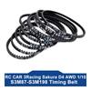 5PCS STD S3M Synchronous Belt,171-S3M-3-(57Teeth) view 3