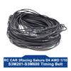 5PCS Black RC Car Racing Sakura D4 D3 S3M Front Timing Belt,750-S3M-3-(250Teeth) view 3