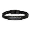 Nice Toy Collecting, Toy Collecting is not Just a Hobby. It's My Escape from Reality, Fun Braided Leather Bracelet for Friends from view 1
