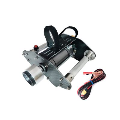 [OEM RC Parts] 1Pcs Carbon Fiber Frame Terminator Electric Starter for 30CC-250CC RC Gasoline Airplane Model [Replacement] ( Color : 1 x Starter )