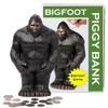 Bigfoot Piggy Bank for Adults  Sasquatch Coin Bank for Kids  Unique Bigfoot Gifts and Merchandise for Men Women  Cool Sasquatch Statue Room Decor  Cryptid Gifts for White Elephant Party, Black view 1
