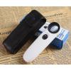 Microscope Accessories Kit 40X21MM LED Double Light Jewelry Magnifier Microscope Microscope Slides view 3