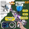 Anstoy Electric Gel Ball Blaster, High-Speed Gelfire Blaster for Orbeez with Eyewear, Splatter Ball Toys for Outdoor Shooting Game Party Gift Ages 14 & Up - Purple Sentinel view 3