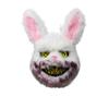 SHUILING Halloween Scary Mask Bloody Plush Rabbit Headgear Creepy Bunny Mask Bloody Head Bear Cosplay Costume Halloween Decor (Rabbit-B) view 1