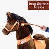 PonyCycle Ride on Horse Cowboy Brown Reins, fits of Model X and Model Y/U/E (Sizes 3, 4, and 5). view 3