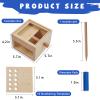 Wooden Montessori Toddler Counting Peg Board Box - Numbers & Math Toys for 1-3 Year Olds view 3