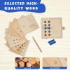 Wooden Montessori Toddler Counting Peg Board Box - Numbers & Math Toys for 1-3 Year Olds view 4