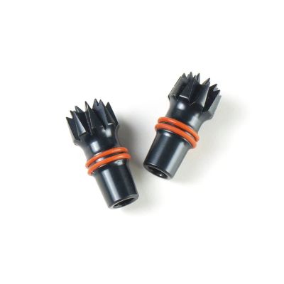 HTLNUZD Aluminum M3 CNC RC Transmitter Stick Ends Controller Thumb Rocker for Frsky X9D X7 / Flysky I6S I6 I6X Transmitter Quadcopters Accessories (Black)