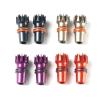 HTLNUZD Aluminum M3 CNC RC Transmitter Stick Ends Controller Thumb Rocker for Frsky X9D X7 / Flysky I6S I6 I6X Transmitter Quadcopters Accessories (Black) view 2