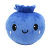 7.8inch Blueberry Plush Toy Soft Stuffed Berry Doll Smiling Fruit Plushies Educational Toy view 1