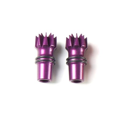 HTLNUZD Aluminum M3 CNC RC Transmitter Stick Ends Controller Thumb Rocker for Frsky X9D X7 / Flysky I6S I6 I6X Transmitter Quadcopters Accessories (Purple)