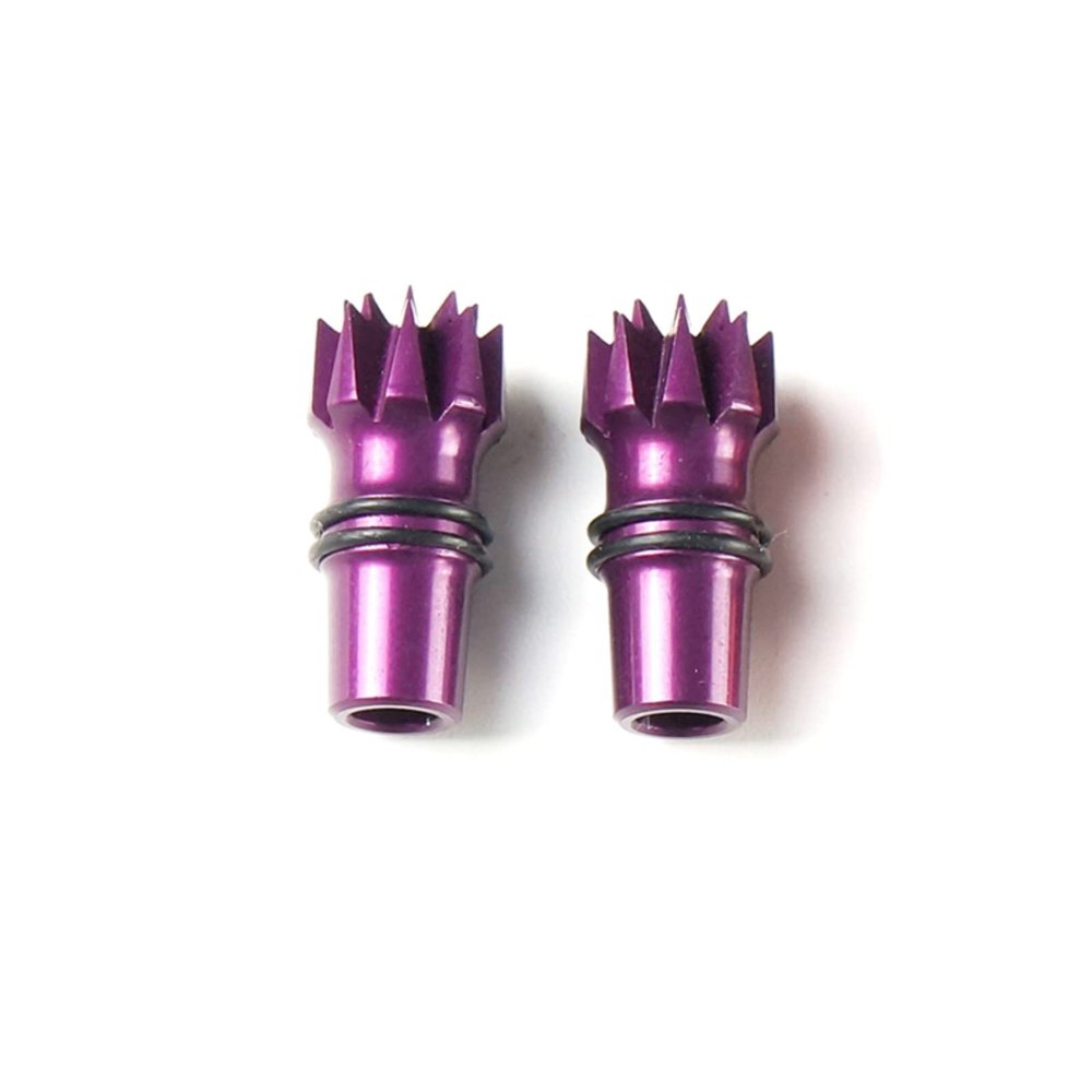HTLNUZD Aluminum M3 CNC RC Transmitter Stick Ends Controller Thumb Rocker for Frsky X9D X7 / Flysky I6S I6 I6X Transmitter Quadcopters Accessories (Purple)