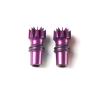 HTLNUZD Aluminum M3 CNC RC Transmitter Stick Ends Controller Thumb Rocker for Frsky X9D X7 / Flysky I6S I6 I6X Transmitter Quadcopters Accessories (Purple) view 1