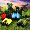 25 Pack Binoculars for Kids 6+ Years Old, with Compass and Neck String Toddler Toy Binoculars Gift Set for Camping Adventure, Party Favor, Red, Yellow, Camo, Green, Blue view 3