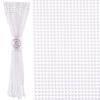ABONDEVER 32Pcs 6mm Faux White Pearl Beads Necklaves Bulk Party Favor Plastic Play Pearl Necklaces for Women Pearls for Flapper Tea Party Gatsby 20's Wedding Decorations view 1