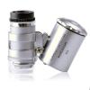 Lab Microscope Slides Mini 60X Magnifier Microscope UV Jeweler Loupe with LED Light Microscope Parts view 4