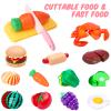 Meaicezli Kids Play Kitchen Accessories Set, Pretend Kids Pots and Pans Playset Toddler Cooking Set Play Kitchen Toys with Fake Play Food Dishes Utensils for Girls Boys Ages 1 2 3 4 5 6 7 8, Pink view 3