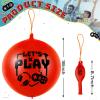 32 Pcs Video Game Punch Balloons Pixelated Punch Ball Pixel Video Game Balloons Latex Balls Toys for Birthday Party Favors Supplies, Goodie Bag Filler(Blue, Red, Yellow, Green) view 2