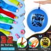 32 Pcs Video Game Punch Balloons Pixelated Punch Ball Pixel Video Game Balloons Latex Balls Toys for Birthday Party Favors Supplies, Goodie Bag Filler(Blue, Red, Yellow, Green) view 3