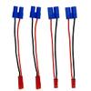 2pairs JST to EC3 Male Female Lipo Battery Connectors Adapter with 10cm 20awg Wire for RC FPV Racing Drone Multicopter Quadcopter Gimbal Aerial Camera RC Cars view 2