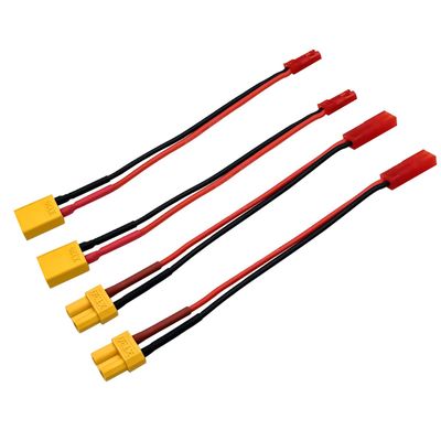 2pairs XT30 Plug to JST Connector Male Female 20AWG Silicone Cable Wire Adapter for RC FPV ESC Speed Controller Lipo Battery Charging
