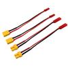 2pairs XT30 Plug to JST Connector Male Female 20AWG Silicone Cable Wire Adapter for RC FPV ESC Speed Controller Lipo Battery Charging view 1