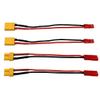 2pairs XT30 Plug to JST Connector Male Female 20AWG Silicone Cable Wire Adapter for RC FPV ESC Speed Controller Lipo Battery Charging view 2