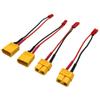 2pairs JST to XT60 Male Female Lipo Battery Connectors Adapter for RC FPV Racing Drone Multicopter Quadcopter Gimbal Aerial Camera RC Cars Phantom view 3
