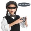 6 Pack Rear View Mirror Sunglasses Real Detective Glasses for Kids Anti Track See Behind You with Inside The Lens Mirrors Detective Gadgets for Party Favor Kids Secret Agent Costume Props view 4